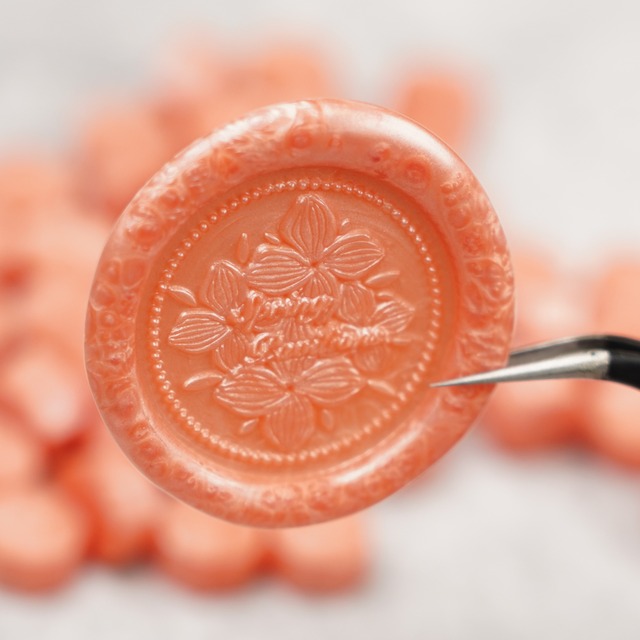 011-20127　Sealing Wax Beads　Mono　Spark　Flamingo