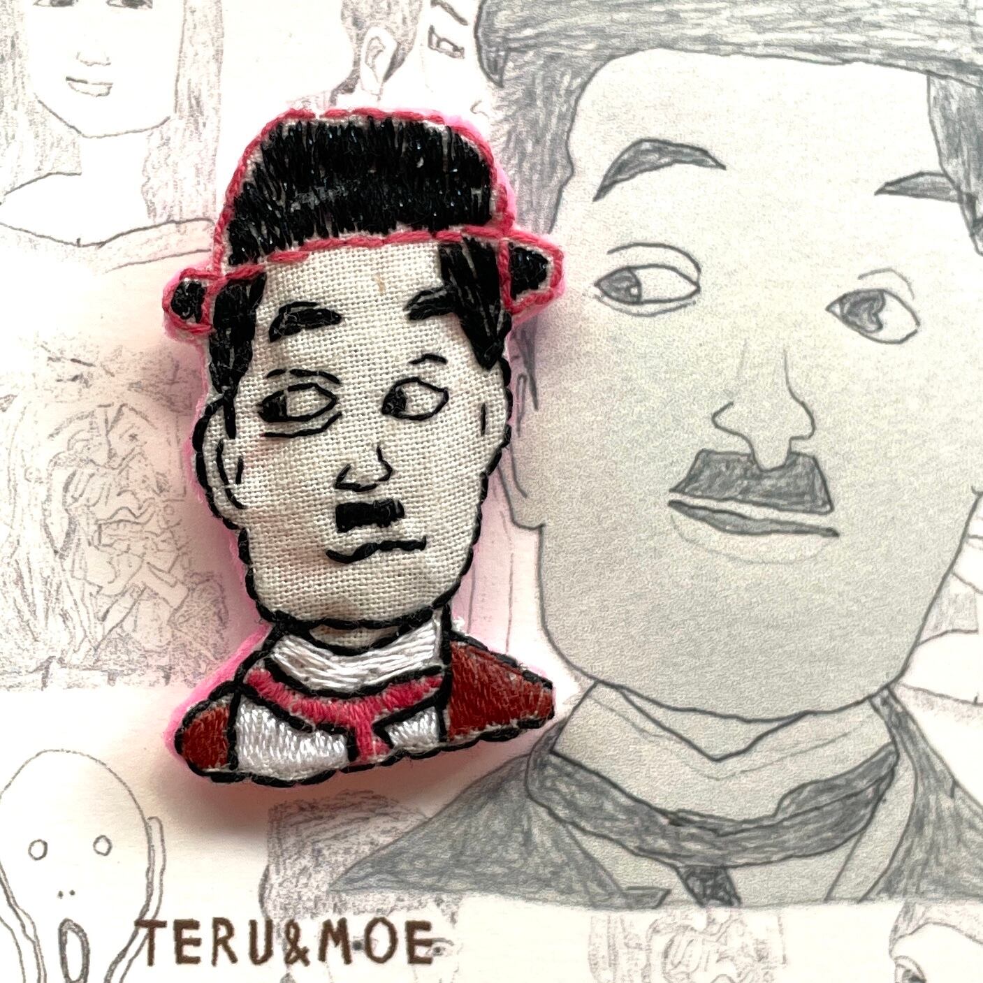 名作ブローチ＜チャップリン＞ | Atelier Fucca アトリエ福花