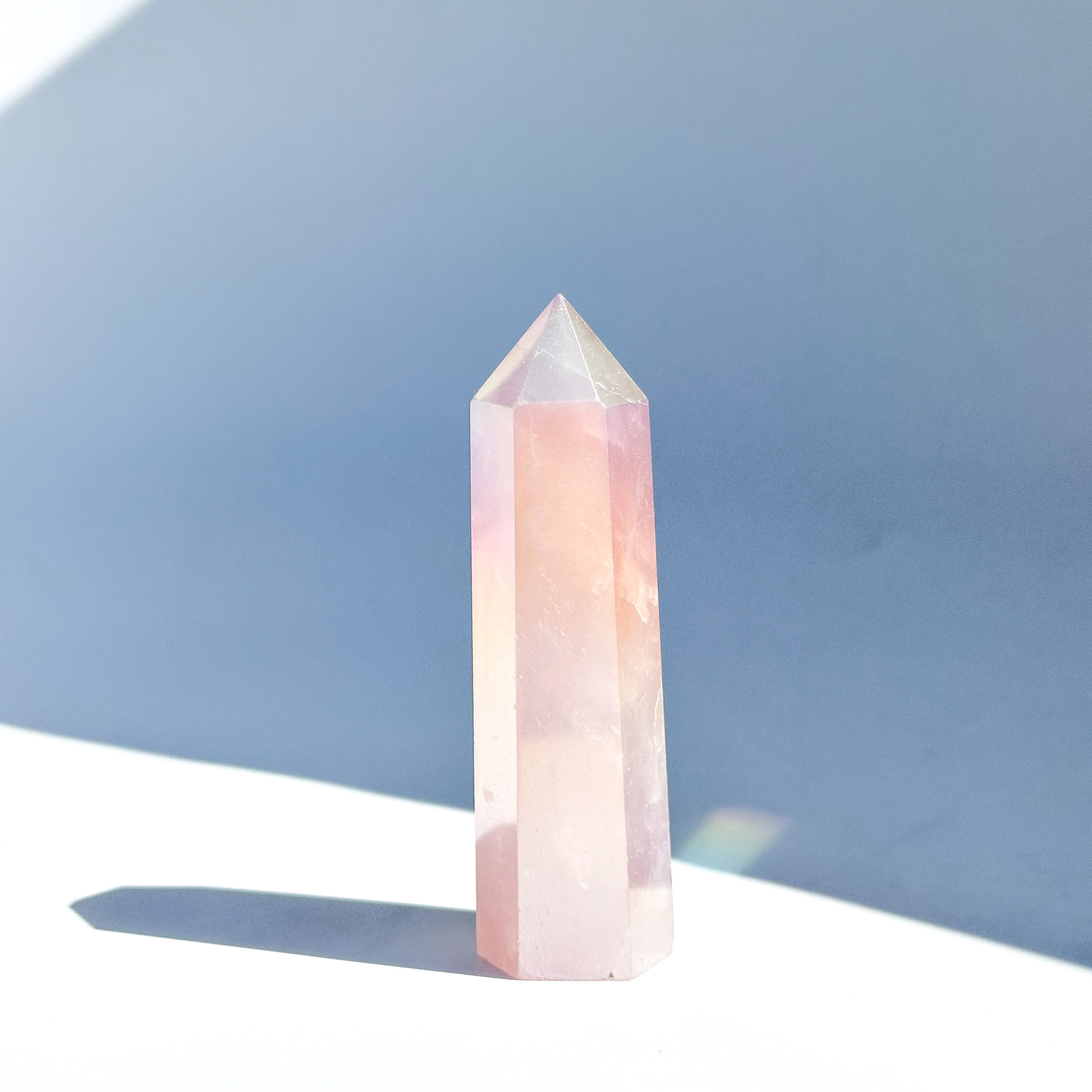 エンジェルオーラローズクォーツ タワー41✧ Angel Aura Rose Quartz