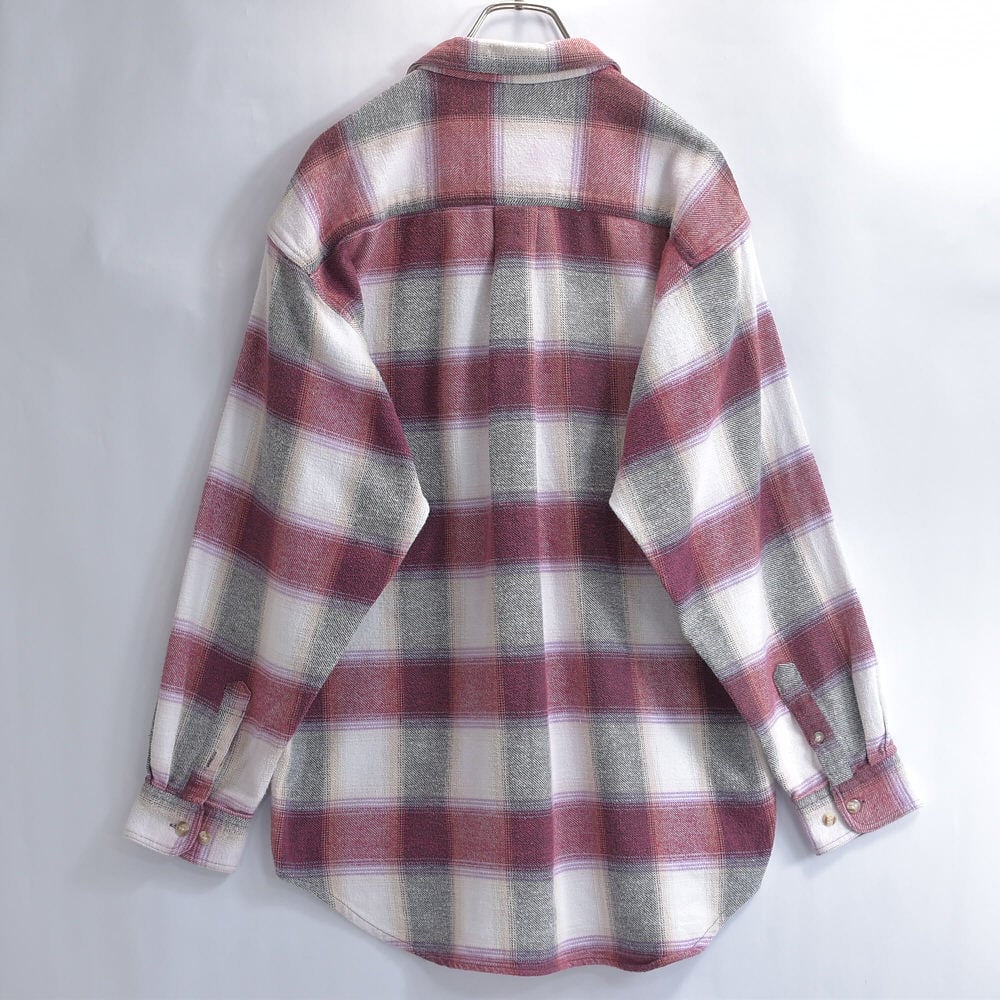 【mont-bell 】チェック柄 長袖　ネルシャツ　アウトドア　S メンズチェック柄ネルシャツ S 公式エルエル