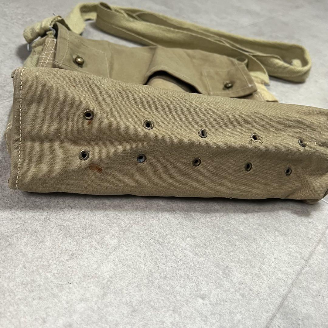 ◇74 WW2 40s イギリス軍 Mk.Ⅶ ガスマスクバッグ ショルダーバッグ 