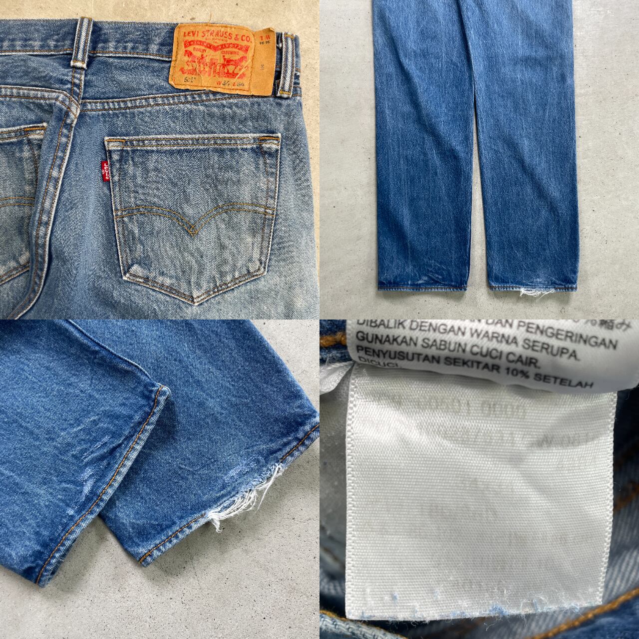 Levi's リーバイス 501 デニムパンツ ストレート メンズW34 古着