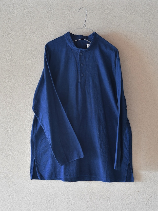 YAECA khadi ユニセックス｜クルタシャツ 徳島藍染め