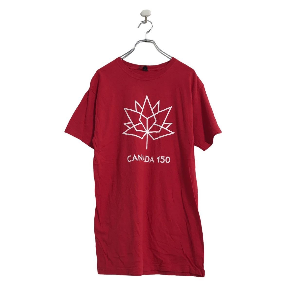 M&O Gold 半袖 プリント Tシャツ M レッド メキシコ製 バックプリント 
