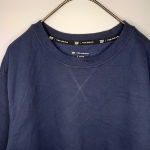 TEK GEAR　クルーネック　スウェット　トレーナー　無地　ガゼット　M