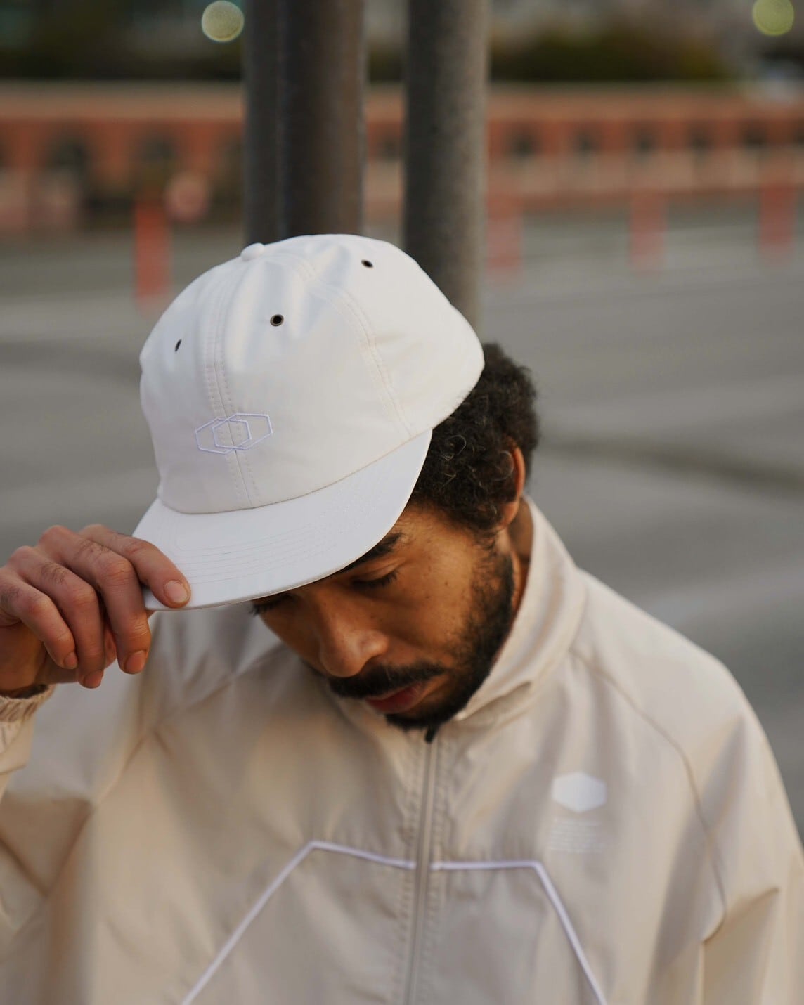 Nissy Naptime. ナイロンCAP-IVORY Dual Logo Nylon Cap IVORY | CRATE ATHLETICS