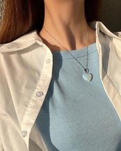 ハートチャームネックレス［SSN053］