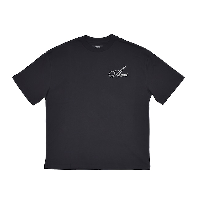 【AMIRI】CRYST SCRIPT LOGO LJ SKATE TEE