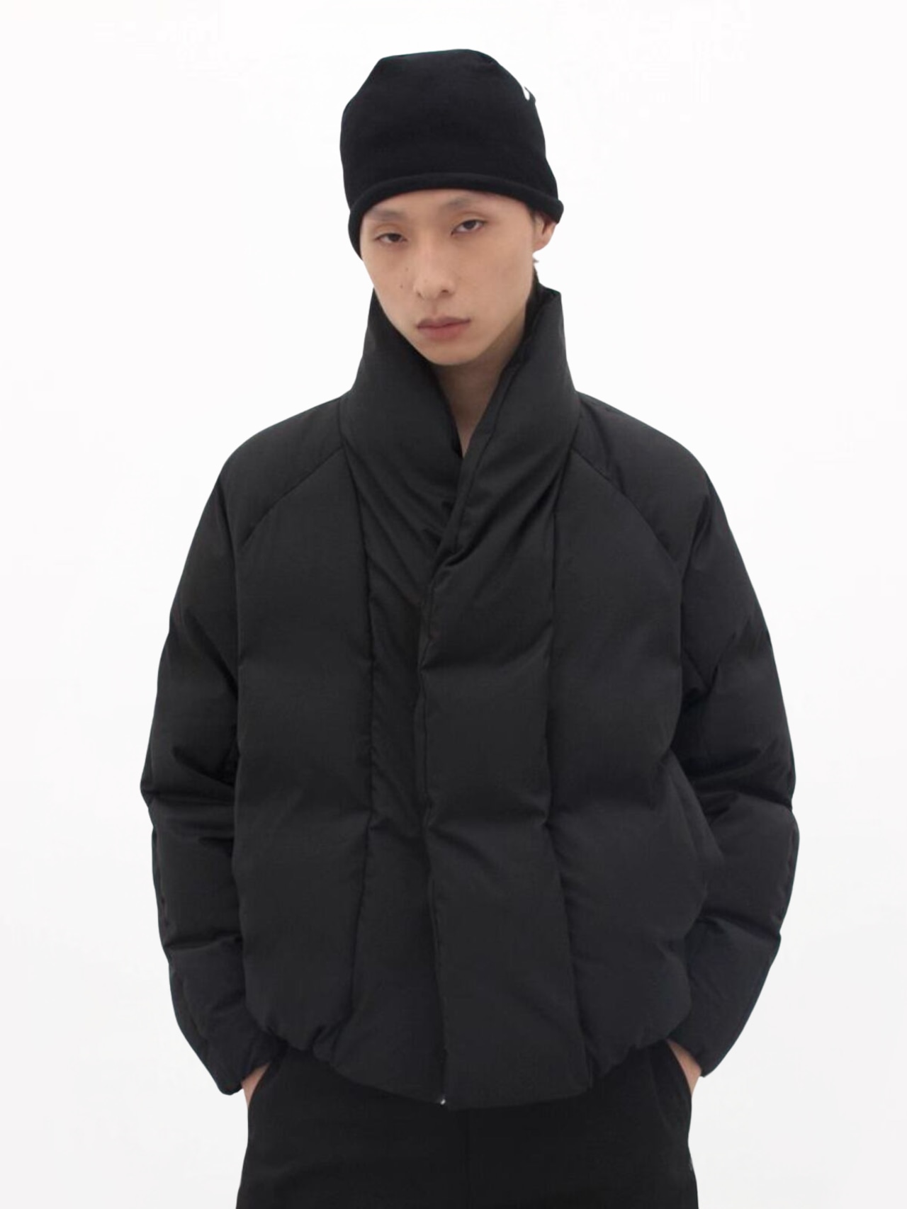 Yausye Down Scarf Collar Jacket