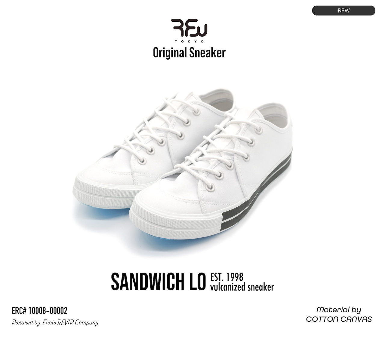 RFW SANDWICH-LO STANDARD R-1812011 WHITE