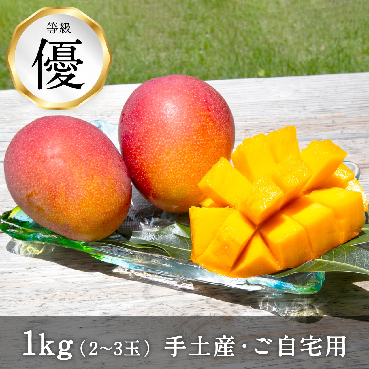 優品1kg】アップルマンゴー (2~3玉) コーラルファーム アーウィンマンゴー(ご家庭用、冷蔵発送)