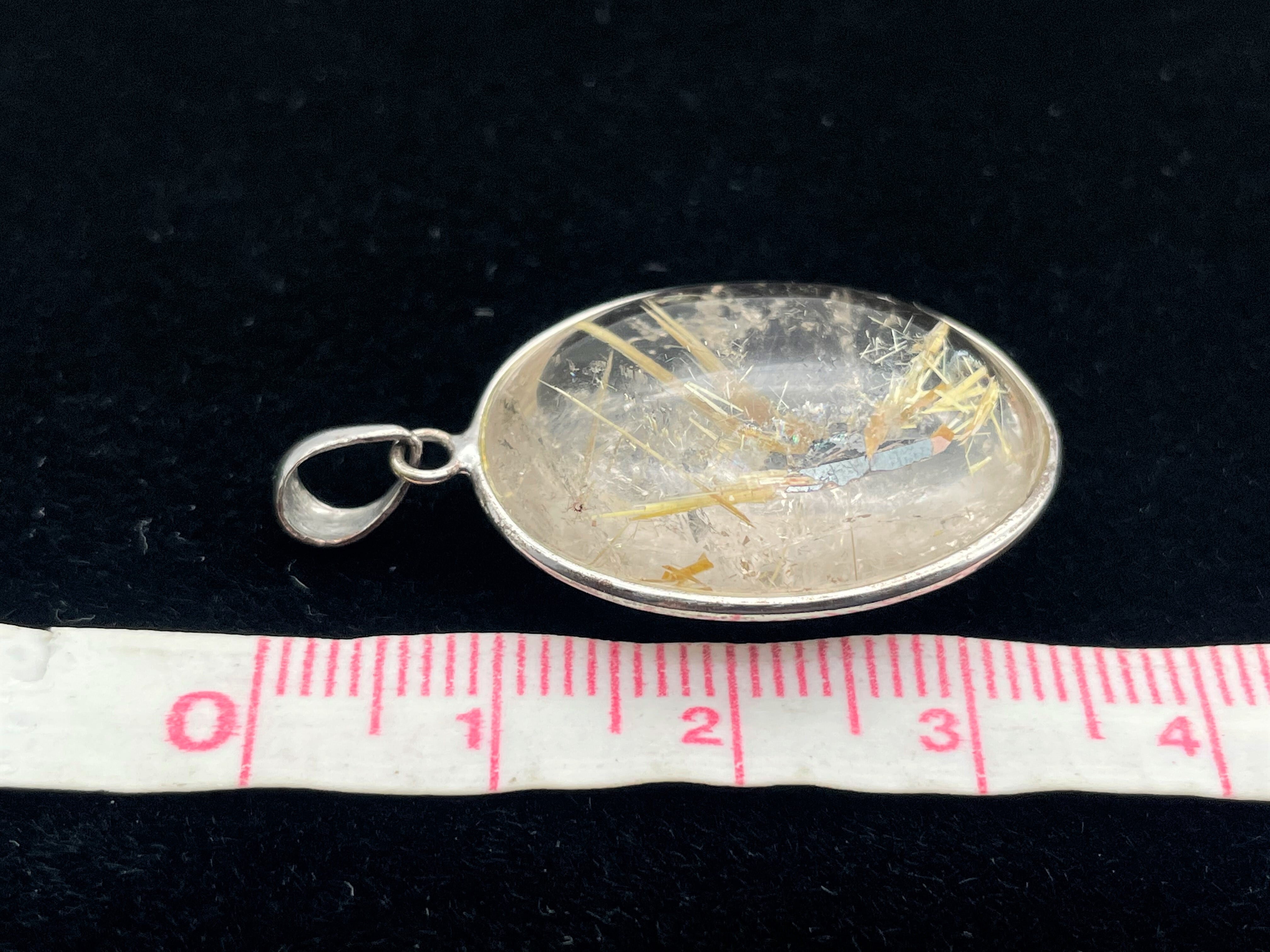 シルバー925ペンダントトップ（ルチルクォーツ） | DantaliaN