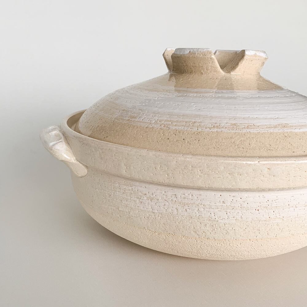 みのさらら 直火専用耐熱ゴスハケメ深 土鍋 9号 4?5人用 日本製 萬古焼 土鍋 9号 ゴスハケメ 深鍋 日本製 おしゃれ 萬古焼 直火専用