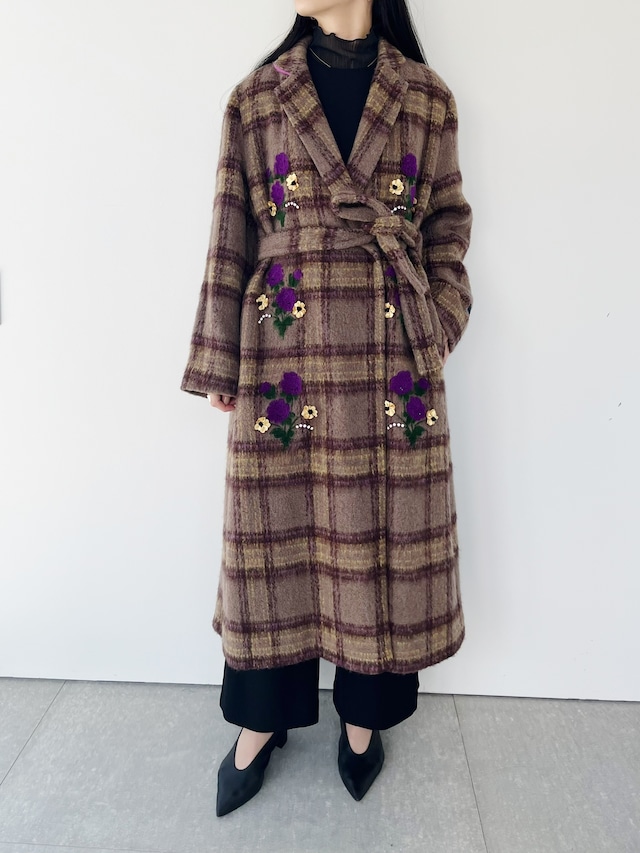 MUVEIL フラワー刺繍コート 2022AW | KOKO
