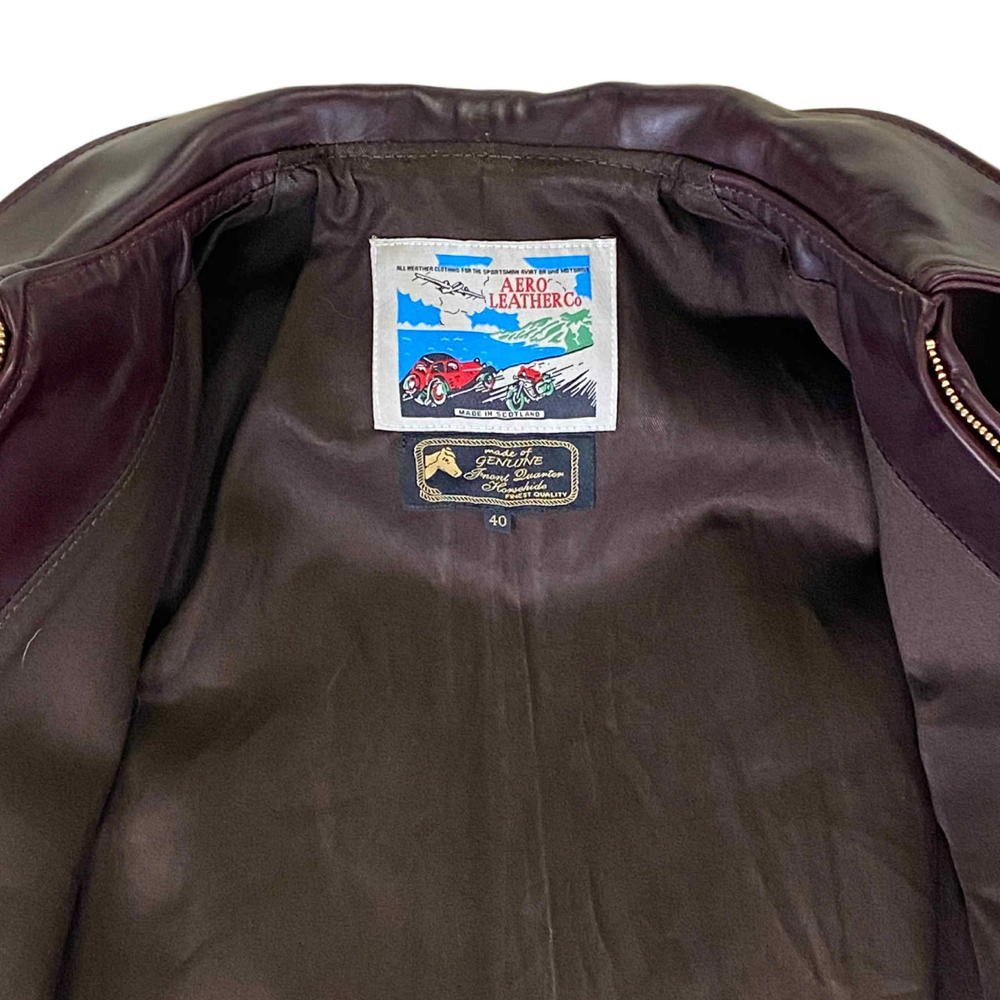 Halfbelt FQHH Cordovan 40