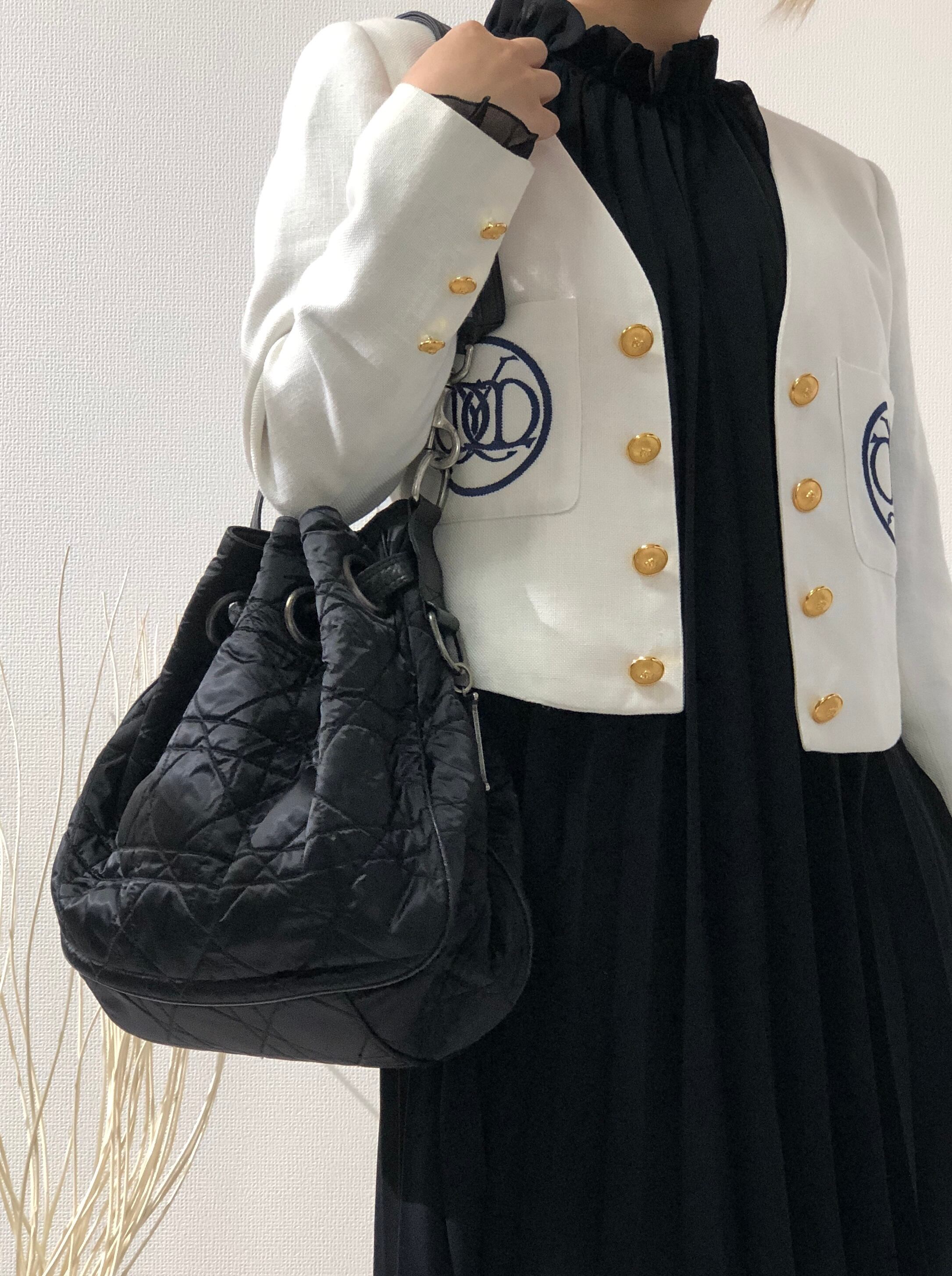 【定番品】Christian Dior 2ボタン　ネイビーセットアップ