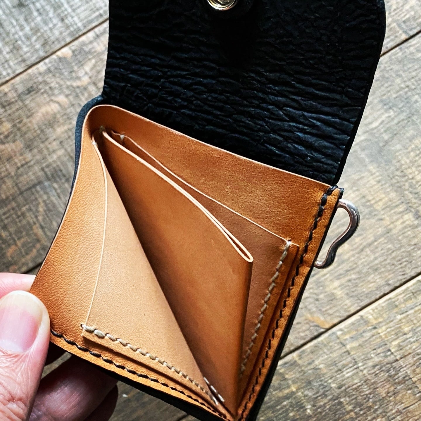 小物 grok leather Bank Wallet mini ウォレット / GROK LEATHER(グロックレザー) / LETTER WALLET