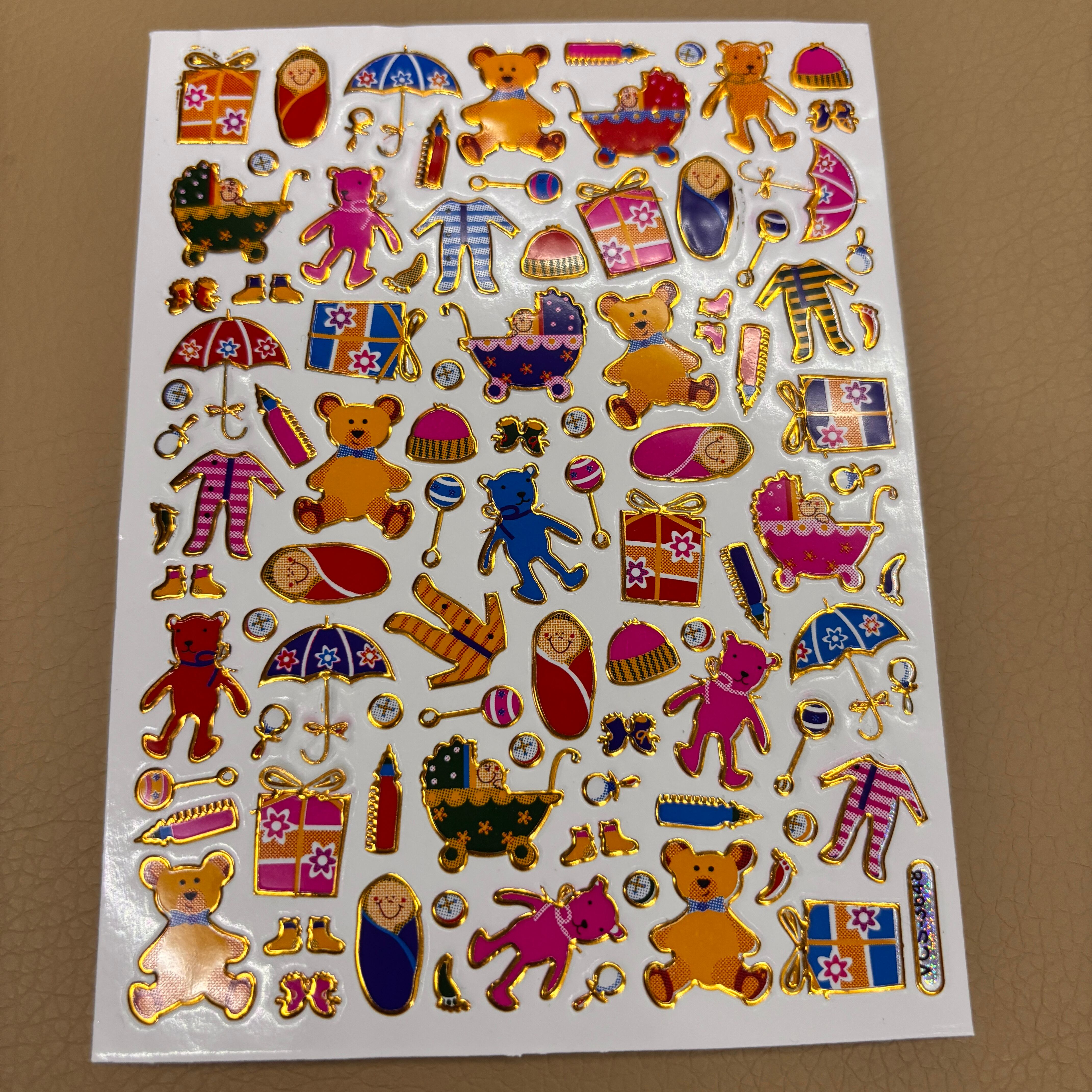 91 ベビーグッズ レトロキラキラシール VCS-3648 VCS01