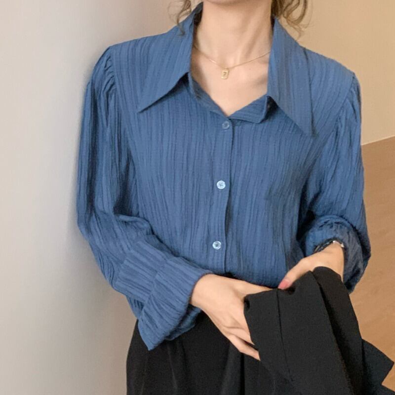 シャツ カジュアルスタイルトップス ロング YY-ファッション90614944218