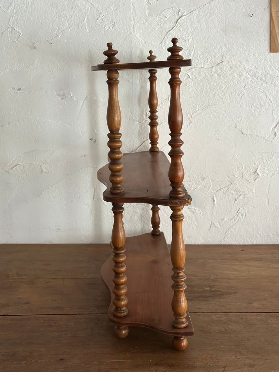 木製三段オープンシェルフ 卓上棚 | Brocante de La Cocotte