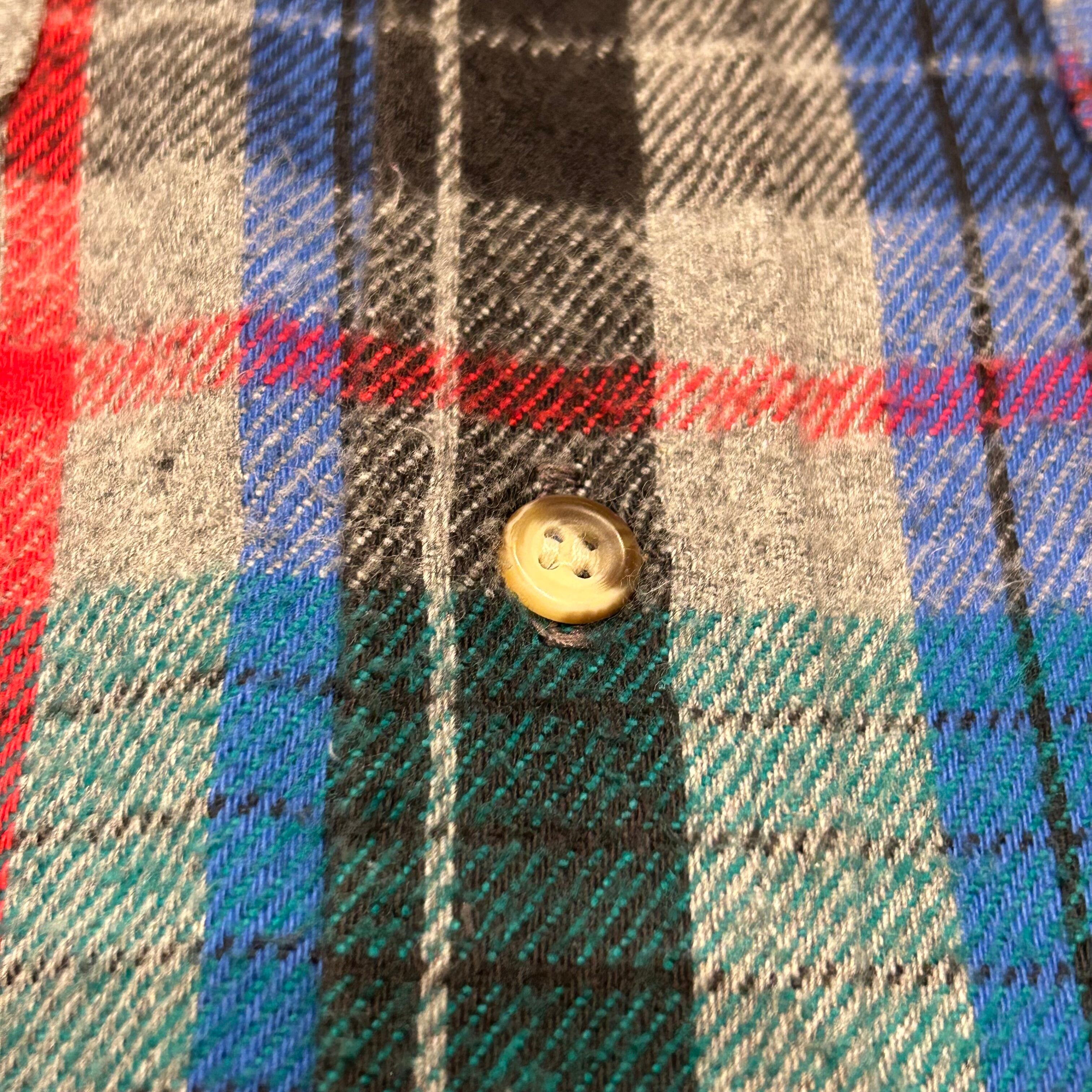90s FIVE BROTHER COTTON FLANNEL SHIRTS SIZE TALLMAN L 