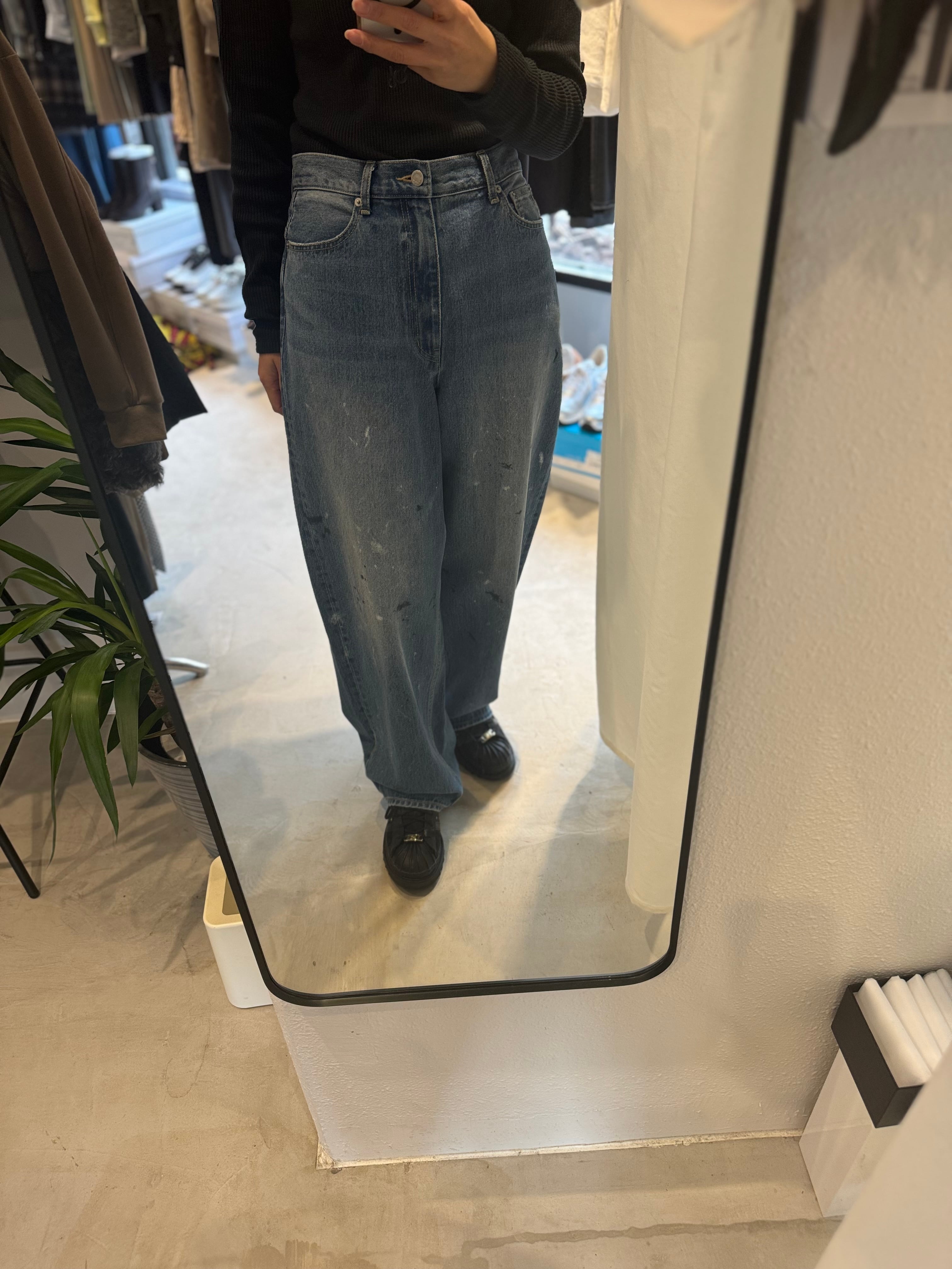 【LEMELANGE】ペンキングデニム　8613502