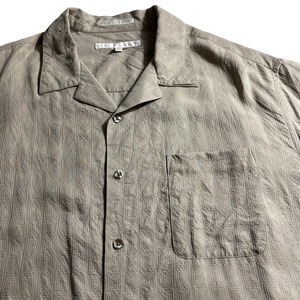 PERRY ELLIS pure silk embroidery shirt