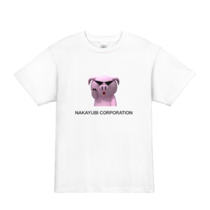ナカユビの豚さんTシャツ