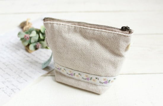 ファスナーポーチ | ハンドメイド雑貨La fleur