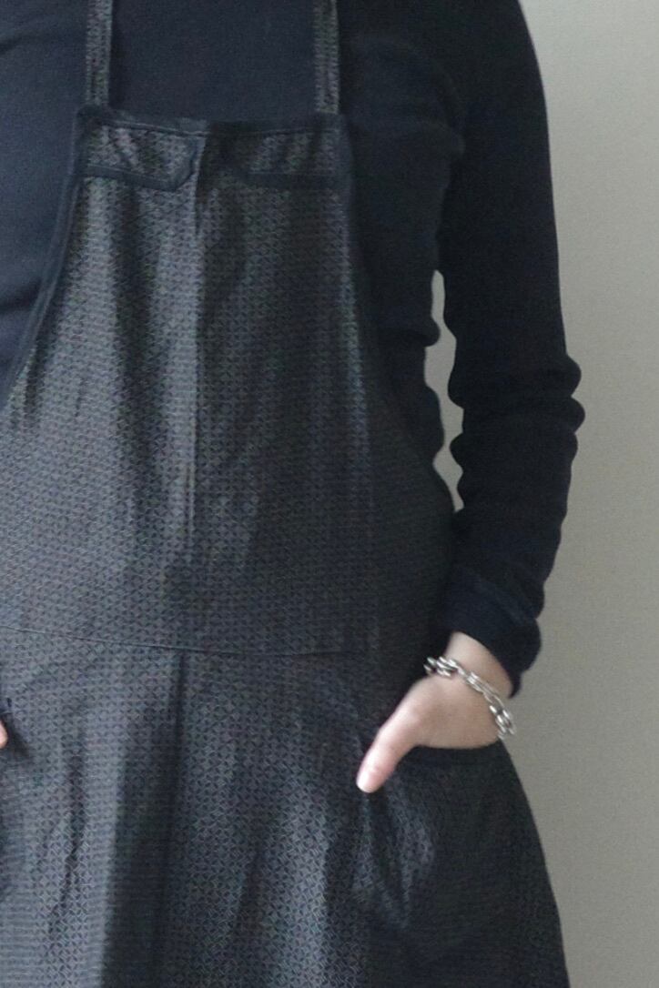 VINTAGE ヴィンテージ / APRON (BLACK PRINTED) | genre