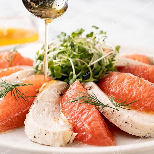 SC_A_0003_鶏むね肉とグレープフルーツのカルパッチョ | Recipe Stock