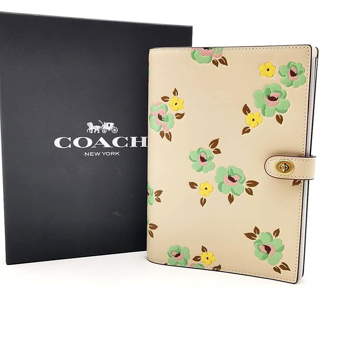 超美品 コーチ COACH 手帳カバー ノートブック 03-23083133-