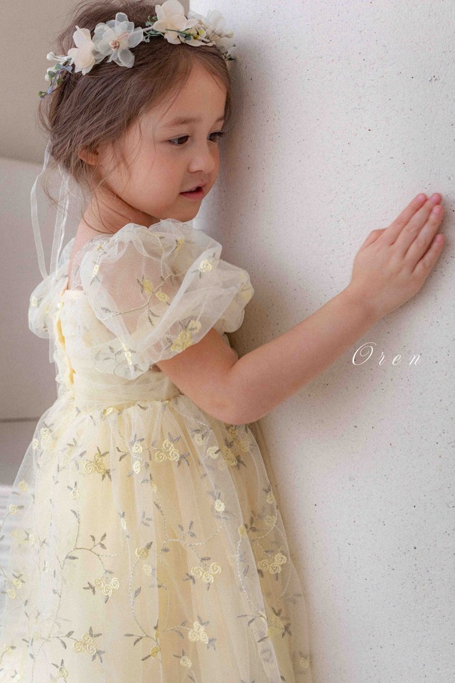 【即納】<OREN>  Roslyn bloom dress