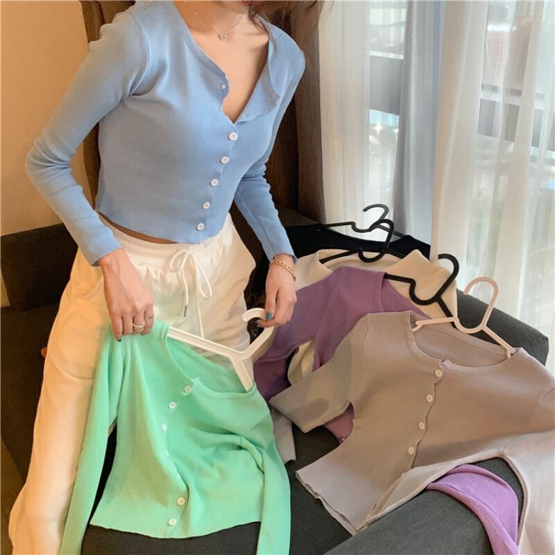 ニットセーターレディース2020年春ニューネットレッドエインシンボトミングシャツ多目的長袖カーディガンジャケットジャケット 1号婦人38882245578