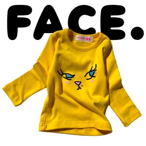 [受注生産] FACE SLIM T - Yellow