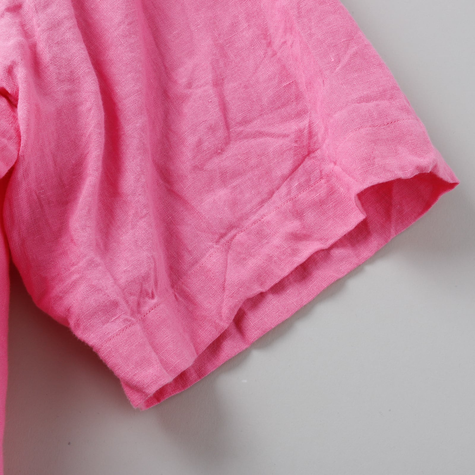 新品】SUNSHINE＋CLOUD MINTENS限定品 special linen S/S shirts PINK
