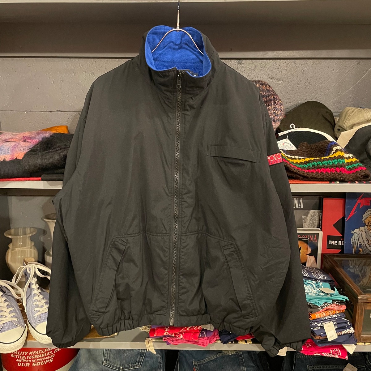 90s Ralph Lauren Stand Collar Nylon Jacket | VOSTOK