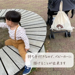 ＼ 名入れ ／　リュック 虹 レインボー 幼稚園バック