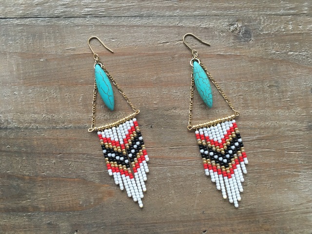 Indian turquoise earrings