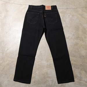 極美品 34×30 USA 00年 Levi’s 505 サルファー ブラック デニムパンツ