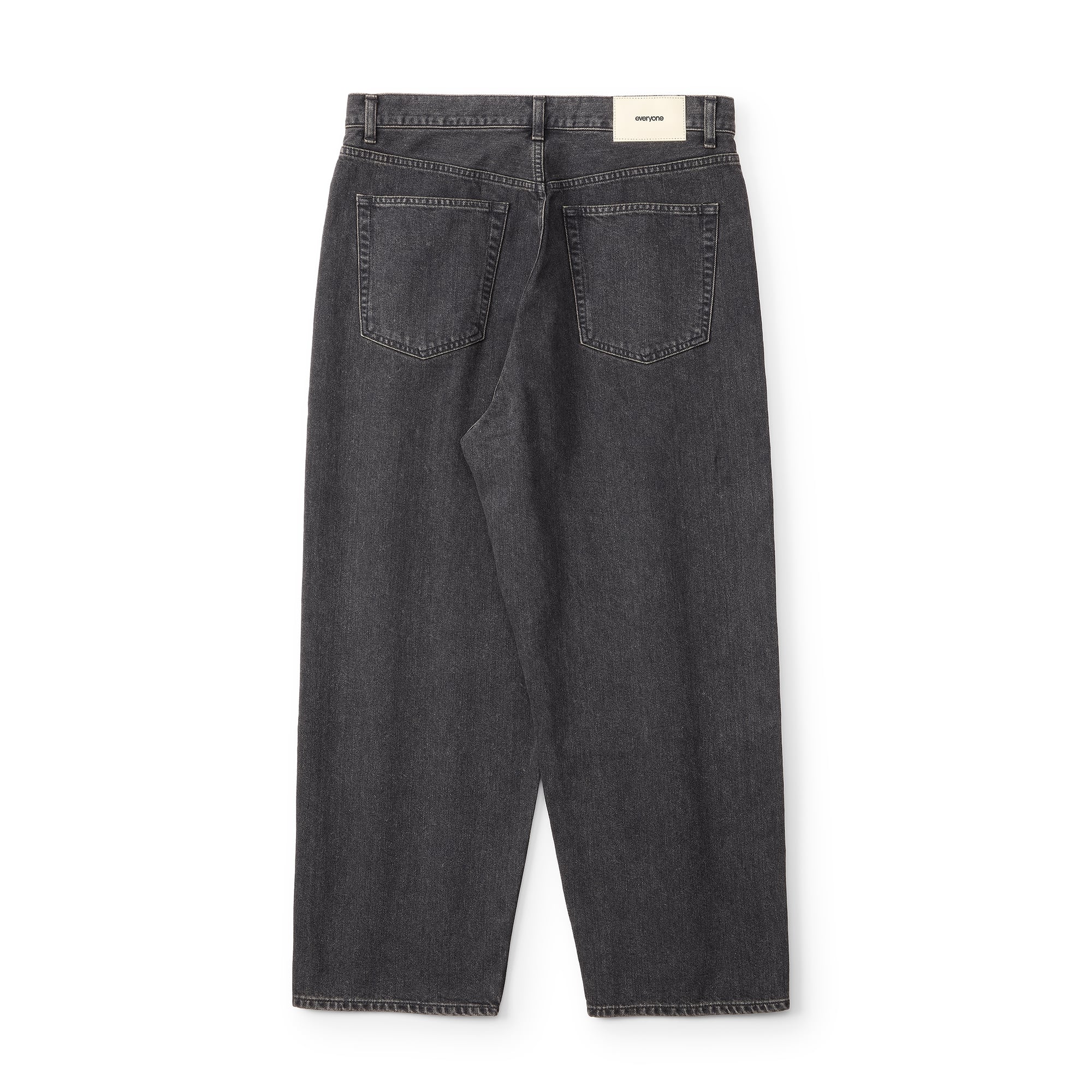 everyone wide jeans (H.BLACK) denim Lサイズ bc63e140788a40142cc68f330967ab