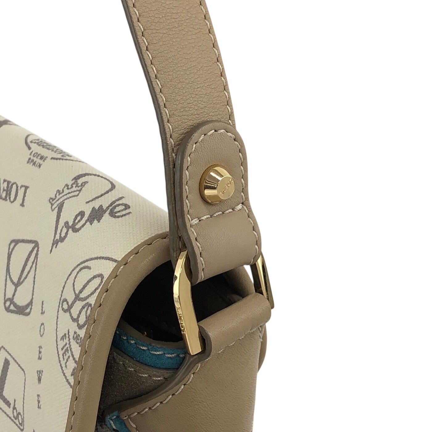 ロエベ【LOEWE】ショルダーバッグ　160周年記念キャンバスベージュ LOEWE ロエベ ショルダーバッグ ベージュ 160周年記念モデル