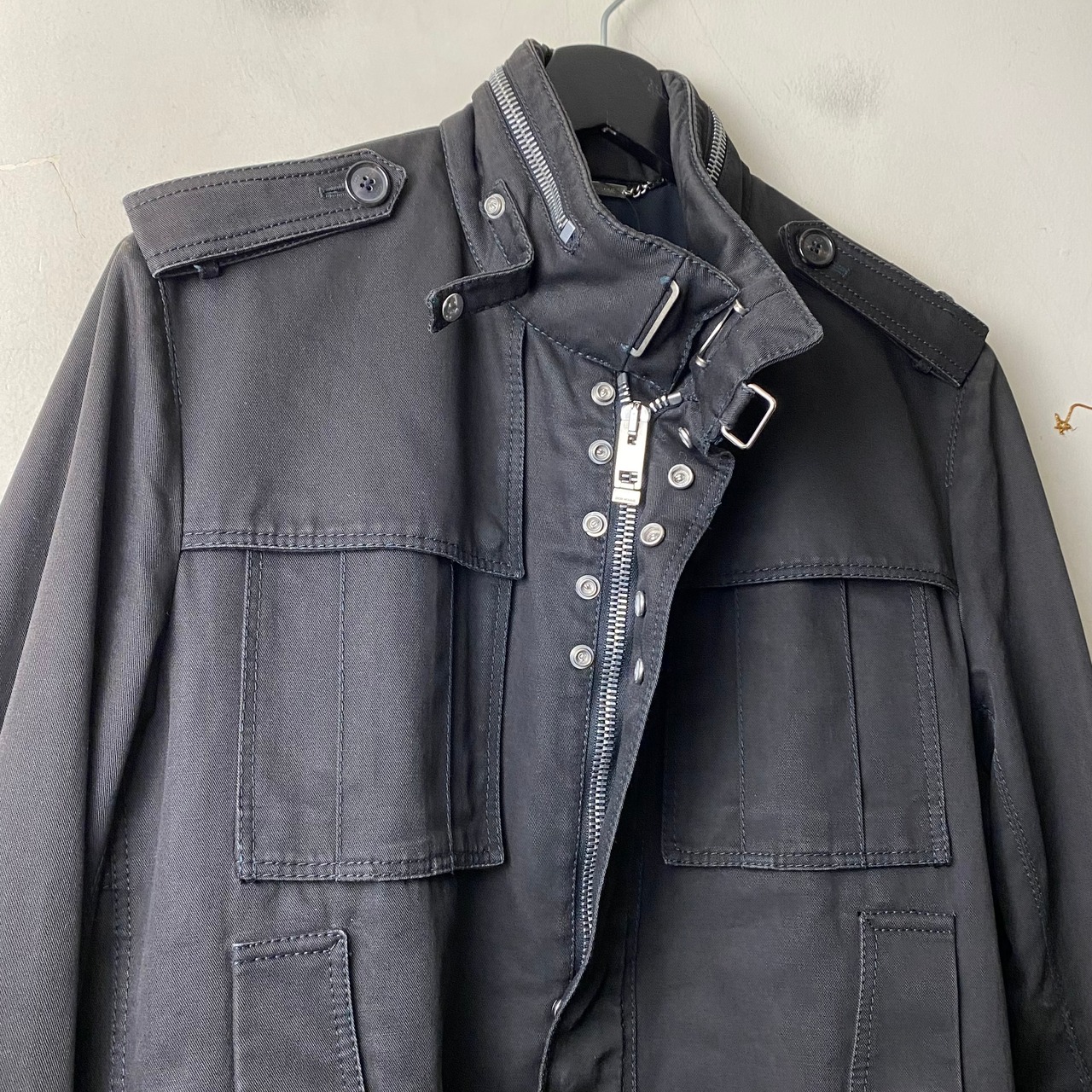 2004AW DIOR HOMME black military jacket “M-65”