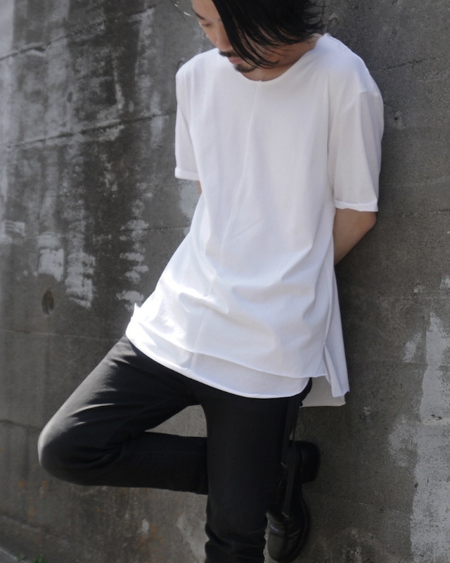 25SS ASKYY / LAYERED CUTSEW C-NECK / REGULAR
