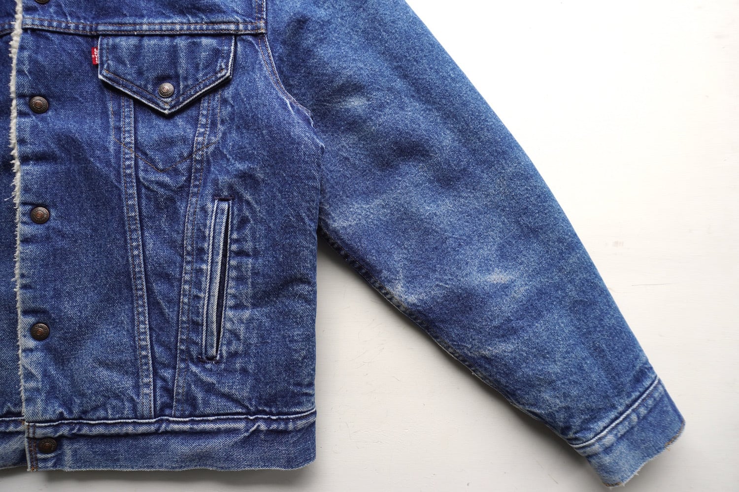 1970's〜80's USA製 [Levi's] 4ポケット 3rd型 デニムボアジャケット