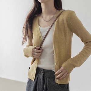 ショートニットカーディガン  B0249