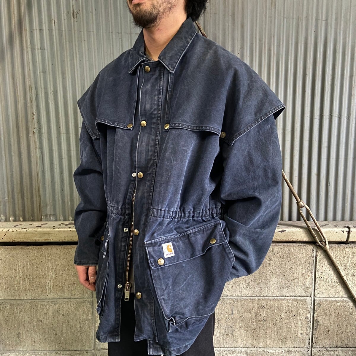90年代 Carhartt カーハート ダック地 ダスターコート ワーク 