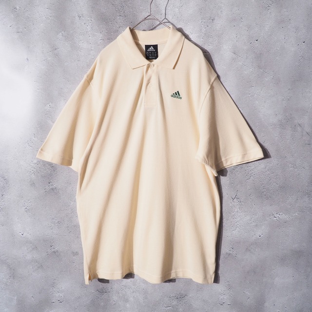 " adidas " Light lemon color Over silhouette Polo shirt
