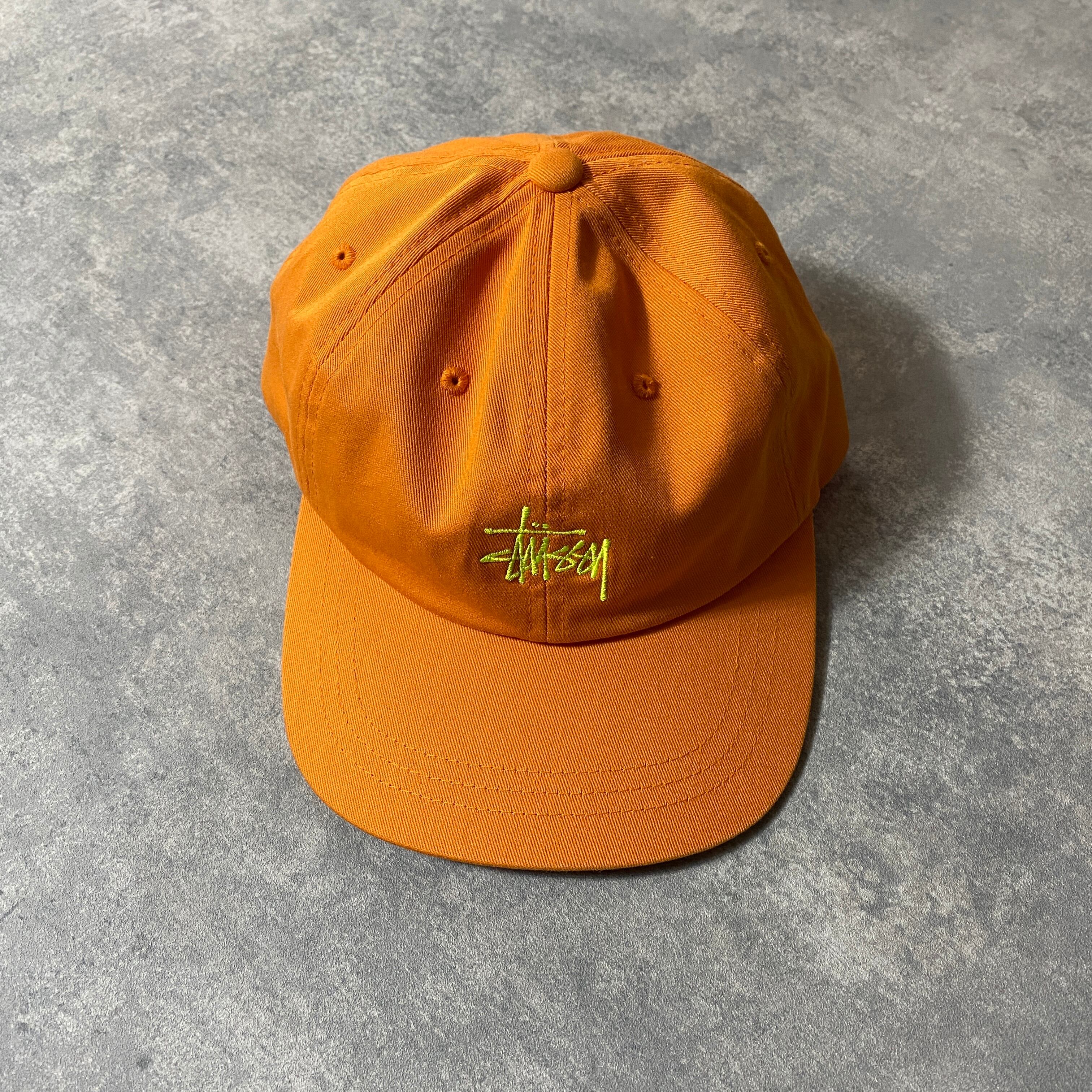 stussy ステューシー ショーンフォト 刺繍ロゴ オレンジ stussy ステューシー ショーンフォト 刺繍ロゴ オレンジ
