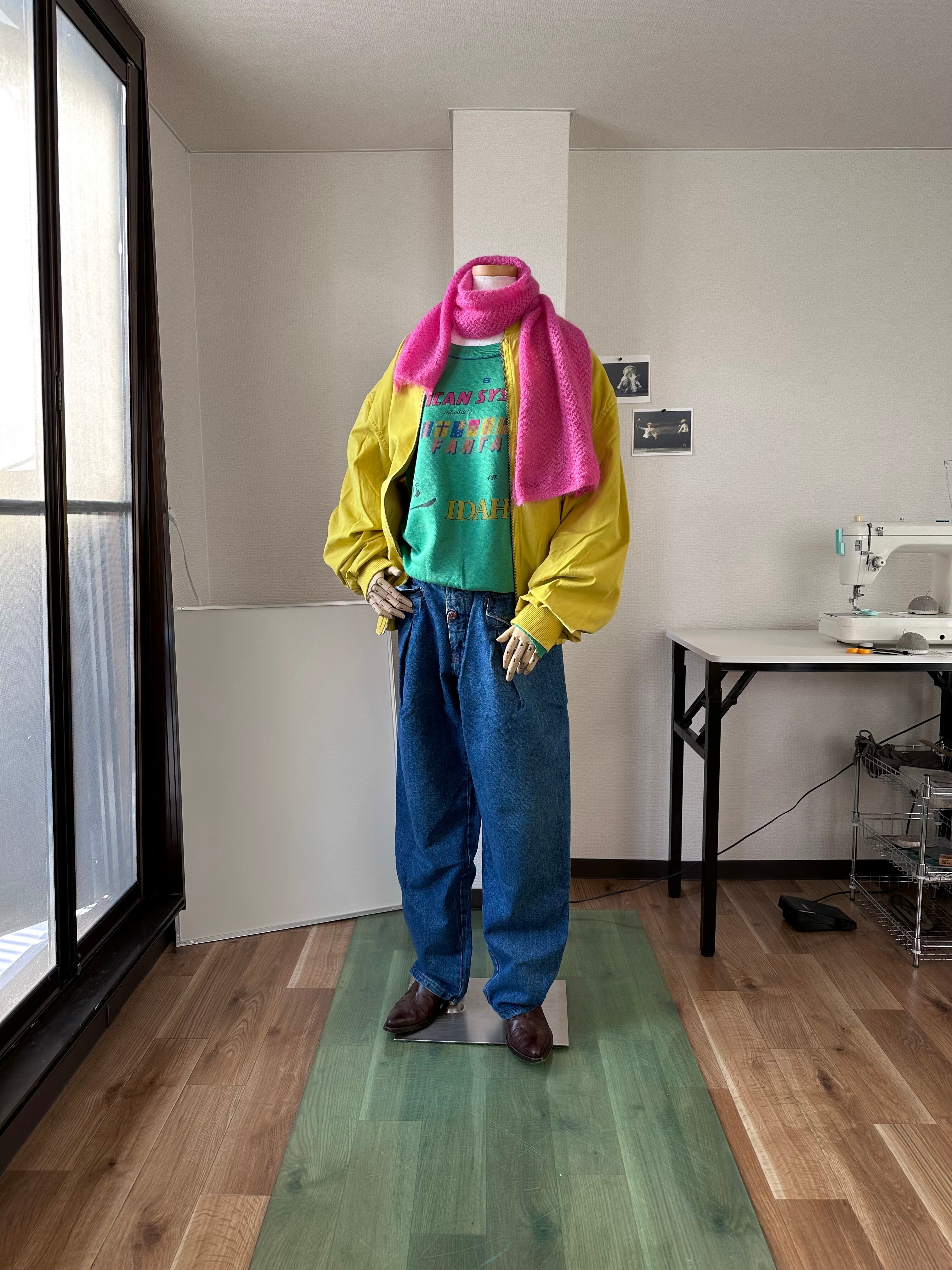 c90's HUGO BOSS “WARHOL” Ex_Wide Body Cotton Bomber JKT | ETRAK c90's HUGO BOSS “WARHOL” Ex_Wide Body Cotton Bomber JKT | ETRAK